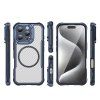 Leading MagSafe case pouzdro / kryt pro Apple iPhone 16 PRO MAX transparentní / modrá