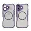 Leading MagSafe case pouzdro / kryt pro Apple iPhone 16 Plus (6,7") clear / purple
