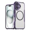 Leading MagSafe case pouzdro / kryt pro Apple iPhone 16 Plus (6,7") clear / purple