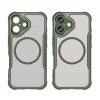 Leading MagSafe case pouzdro / kryt pro Apple iPhone 16 (6,1") clear / green