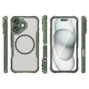 Leading MagSafe case pouzdro / kryt pro Apple iPhone 16 (6,1") clear / green