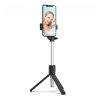 Wozinsky WHS1Y / selfie tyč / stativ / tripod s bluetooth ovladačem / černá
