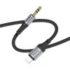 Hoco UPA26 Aux kabel - 3,5mm jack / Apple Lightning / 1m černý