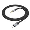 Hoco UPA26 Aux kabel - 3,5mm jack / Apple Lightning / 1m černý