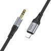 Hoco UPA26 Aux kabel - 3,5mm jack / Apple Lightning / 1m černý