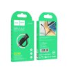 Hoco UA32A OTG adaptér pro USB-C (M) / Apple Lightning (F) / 3A/60W / LED displej / černý