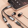 Dudao L13C+ adaptér USB-C / 2x USB-C / DAC / rozdvojení