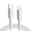 Joyroom S-A51 kabel USB-C - Apple Lightning / 1,2m / 30W / šedý