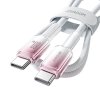 Joyroom S-A42 kabel USB-C - USB-C PD / 1,2m / 60W / růžový