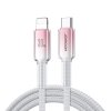Joyroom S-A42 kabel USB-C PD - Apple Lightning / 1,2m / 30W / růžový