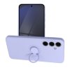 Silicone RING Case pouzdro 3v1 pro Samsung Galaxy S24 FE fialové