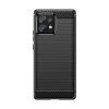 Carbon Case pouzdro / kryt pro Motorola EDGE 40 PRO, černá