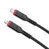 Hoco X59 kabel USB-C PD - Apple Lightning / 20W / 3m / černá/červená