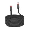 Hoco X59 kabel USB-C PD - Apple Lightning / 20W / 3m / černá/červená