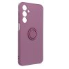 Silicone RING Case pouzdro 3v1 pro Samsung Galaxy A25 5G purple