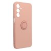 Silicone RING Case pouzdro 3v1 pro Samsung Galaxy A15 4G / 5G růžové