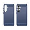 Carbon Case pouzdro / kryt pro Samsung Galaxy S25, modrá