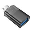 Hoco UA36B adaptér USB-C (M) / USB-A OTG (F) / 3A / 5Gb/s / černý