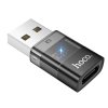 Hoco UA36C OTG adaptér pro USB-A (M) / USB-C (F) / 3A / černý