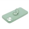 Silicone RING Case pouzdro 3v1 pro Apple iPhone 14 (6,1") mint