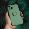 Silicone RING Case pouzdro 3v1 pro Apple iPhone 14 (6,1") mint