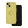 Silicone RING Case pouzdro 3v1 pro Apple iPhone 14 (6,1") žluté
