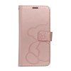 Knížkové pouzdro Smart Mezzo Teddy Bear pro Apple iPhone 17e / iPhone 16e, růžová