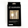 NHL lightning datový kabel pro iPhone / MFI - Calgary Flames - LGX-11225