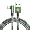 Baseus Camouflage USB kabel - iPhone lightning / 1m / 2,4A green camo CALMC-A06