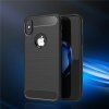 Carbon Case pouzdro / kryt pro Apple iPhone X / iPhone Xs černé