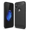 Carbon Case pouzdro / kryt pro Apple iPhone X / iPhone Xs černé