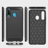 Carbon Case pouzdro / kryt pro Huawei P30 Lite, černá