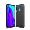 Carbon Case pouzdro / kryt pro Huawei P30 Lite černé