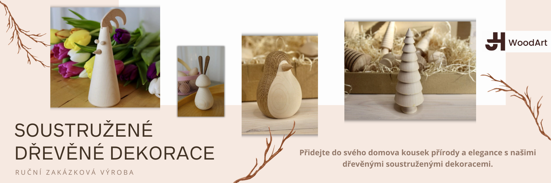 Soustružené dekorace