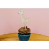 Safari zápichy na cupcakes – dřevěné dekorace