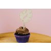Safari zápichy na cupcakes – dřevěné dekorace