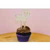 Safari zápichy na cupcakes – dřevěné dekorace