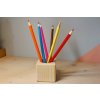 Dřevěný stojánek na tužky (tužkovník)