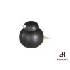 Dřevěný ptáček Black – minimalistická dekorace