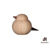 Dřevěný ptáček Dub – tmavý zobáček