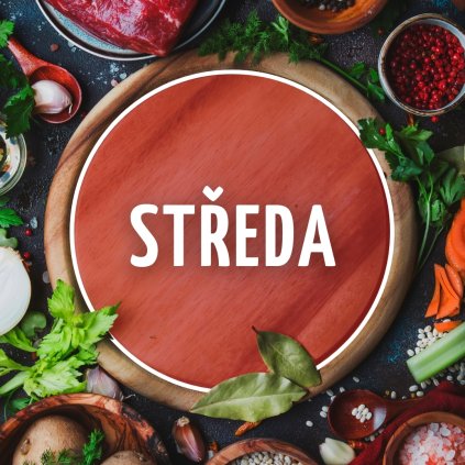 STŘEDA - 17.07.2024 (Jídlo Polévka: Kulajda s houbami 1,3,7,9)