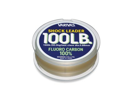 1224 fluorocarbon varivas shock leader fluoro 50lb 30m 0 63mm 25 0kg