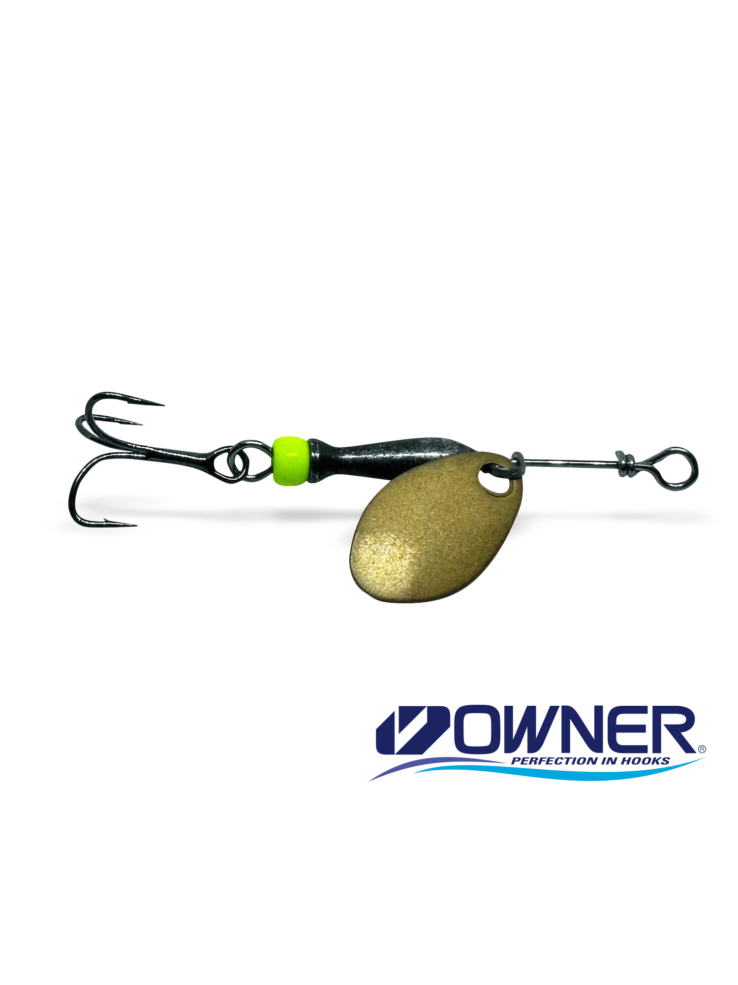 Rotačka Jigovky.cz Classic 0 Gold (Black/Chartreuse body)