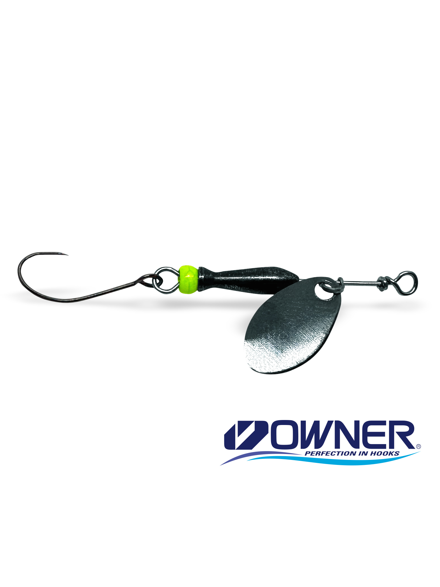 Rotačka Jigovky.cz Classic Barbless 000 Black (Black/Chartreuse body)