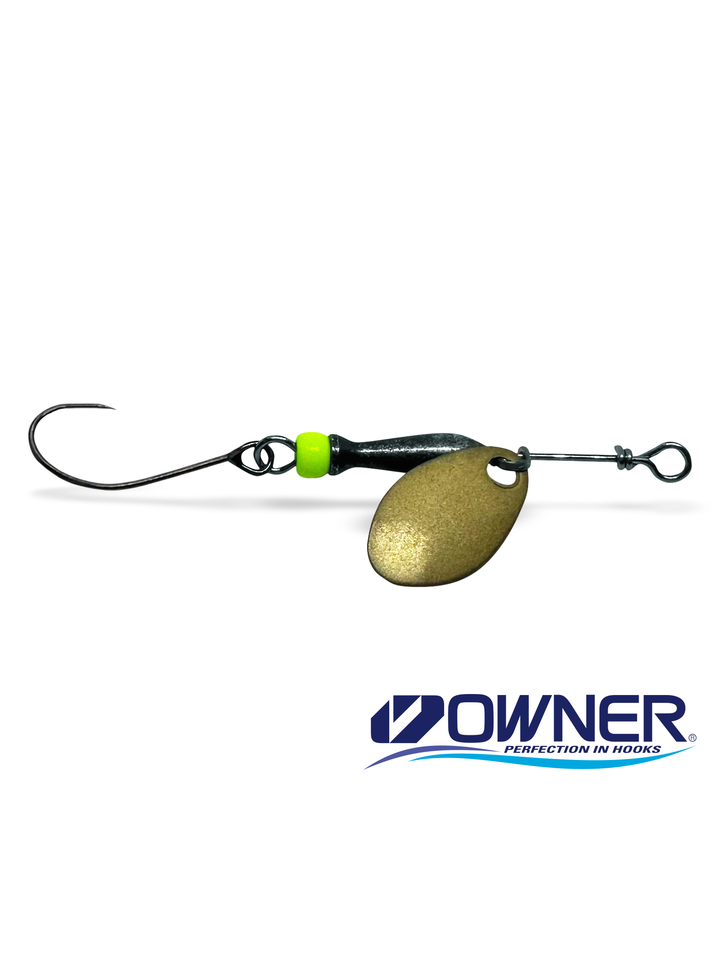 Rotačka Jigovky.cz Classic Barbless 00 Gold (Black/Chartreuse body)
