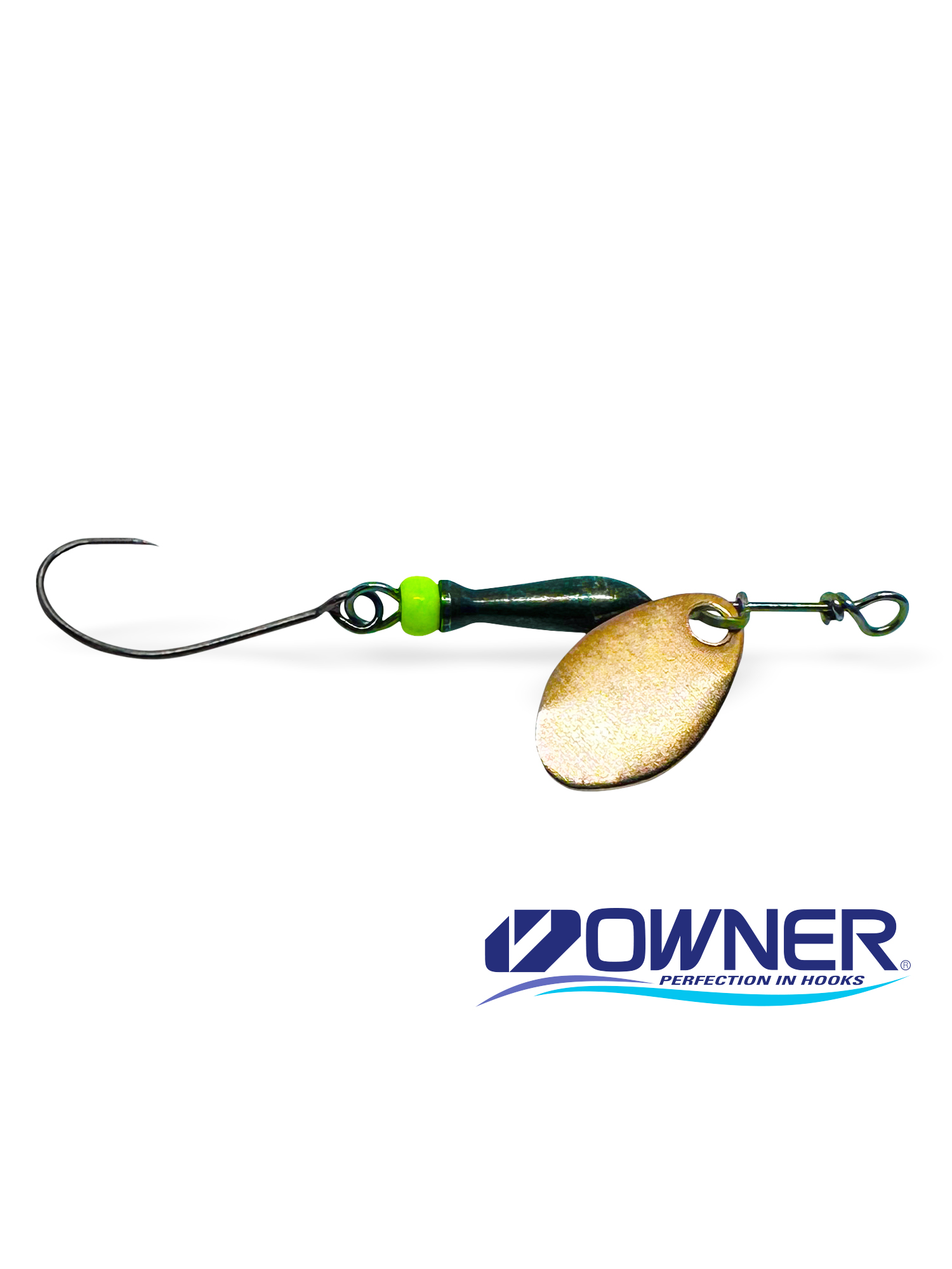 Rotačka Jigovky.cz Classic Barbless 0 Pink Gold (Black/Chartreuse body)
