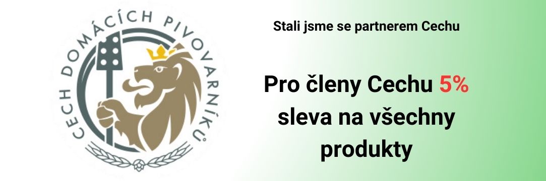 Jsme členem Cechu domácích pivovarníků