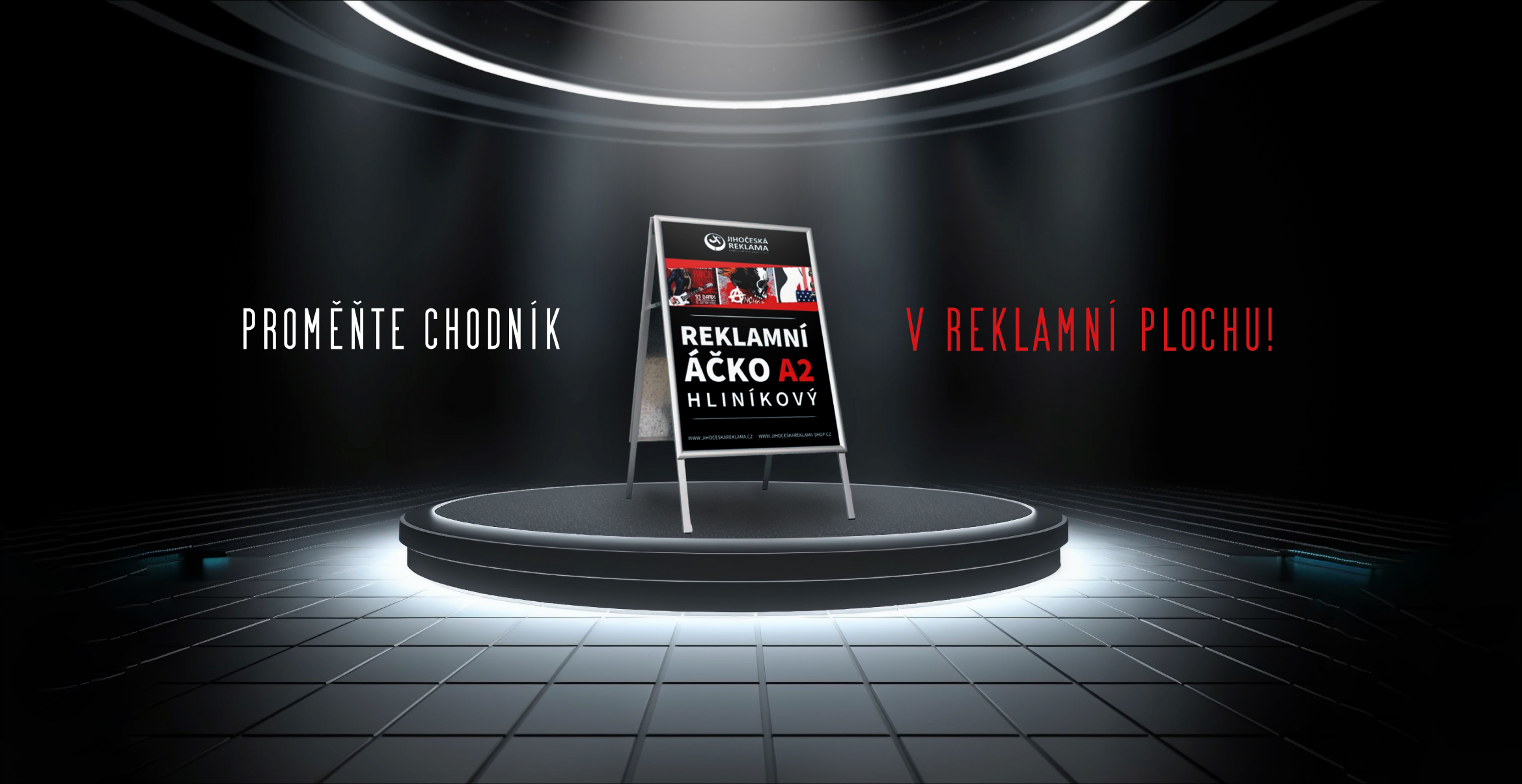 Proměnte chodník v reklamní plochu!