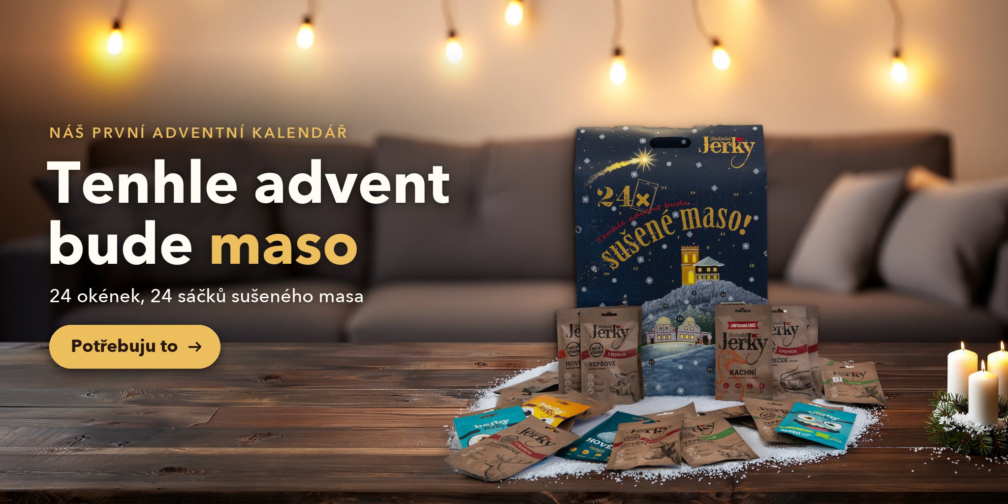 Adventní kalendář Jihočeské Jerky