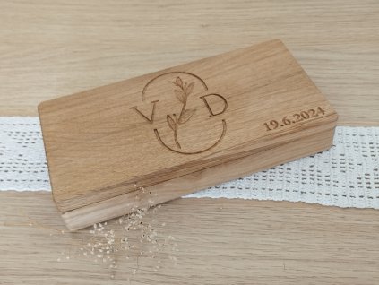 Krabicka na penize-Vlastní logo a text